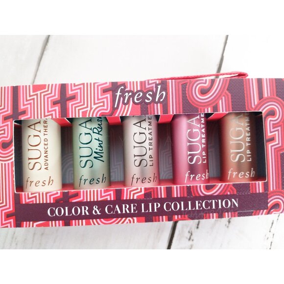 Fresh Color & Care Lip Collection New 5 Piece Tinted Lip Balm Advanced Therapy - Picture 2 of 9